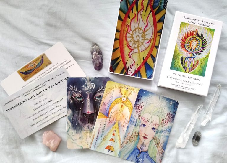 sprogfærdighed Gurgle skarp Oracle Cards – Torch of Ascension | Light Language Art & Energy Services by  Nalinee